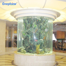 Professional Aquarium Cylinder Fish Tank Thick Acrylic Sheet Manufacturer